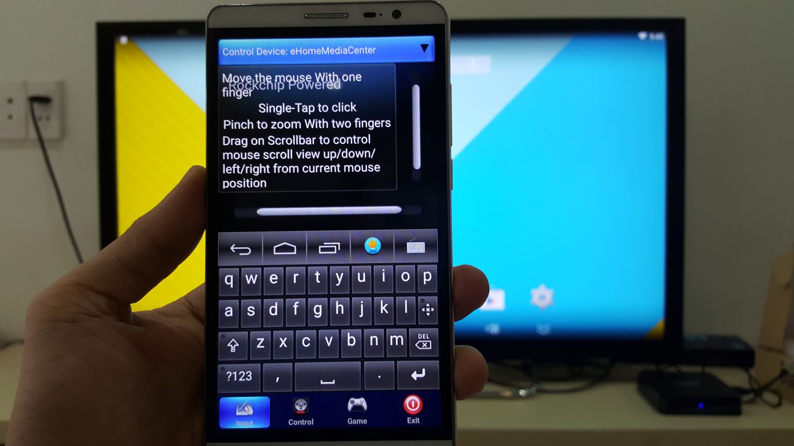 Hướng dẫn sử dụng điện thoại để điều khiển Android Box sử dụng chip Rockchip