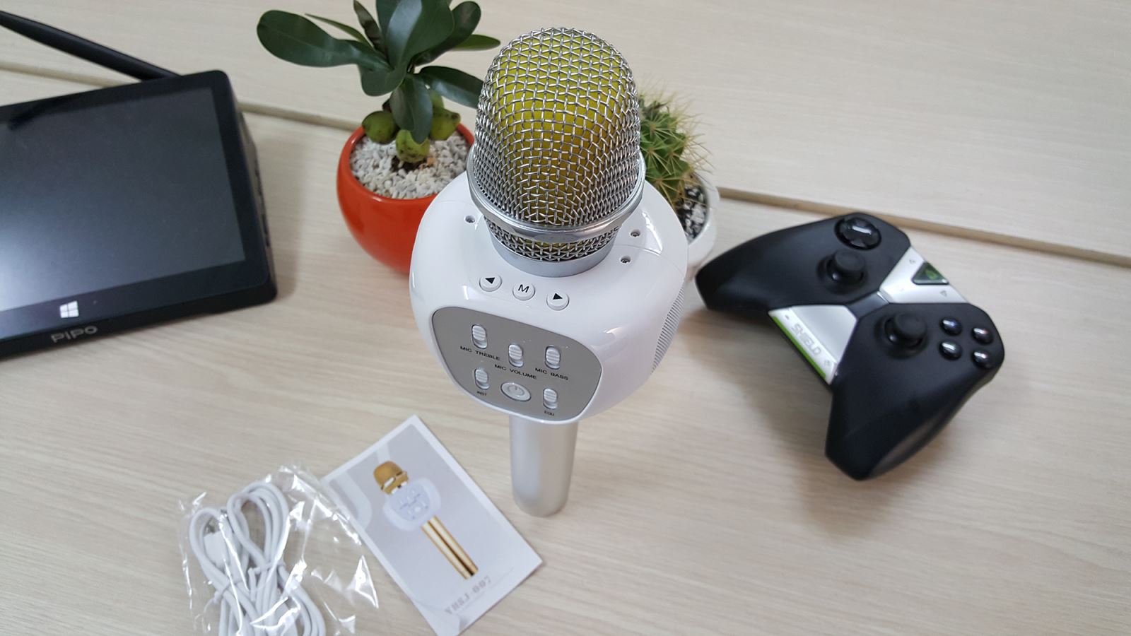 Mic Karaoke Kiêm Loa Bluetooth YHSJ-007