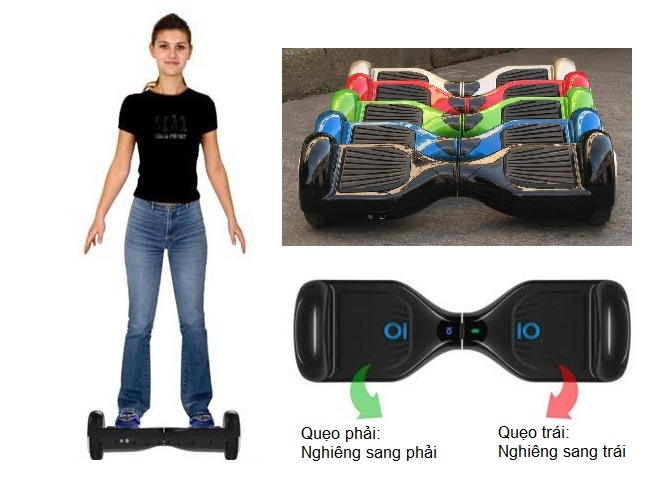 Xe điện tự cân bằng thông minh bluetooth Hismart