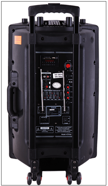 Loa vali kéo giá rẻ DP2305L 4 tấc.