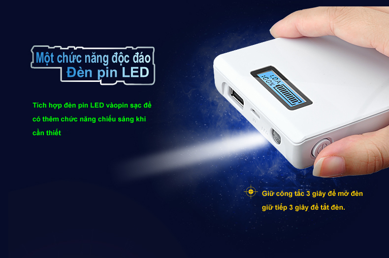 Pin sạc dự phòng Cenda M100 10400mAh