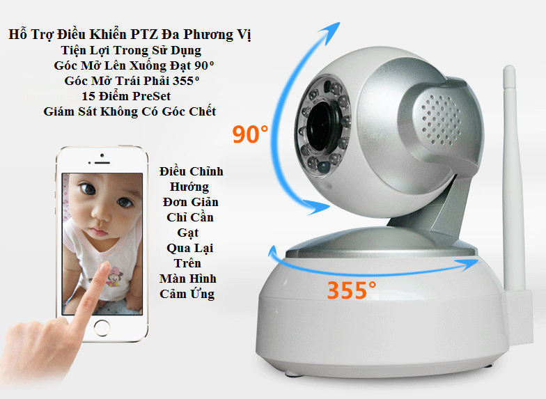 Camera IP thông minh Wifi C6206 - HD