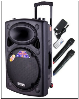 Loa vali kéo giá rẻ DP2305L 4 tấc.