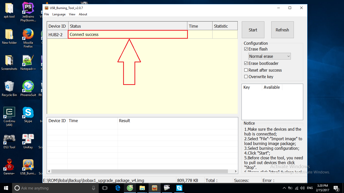 Hướng dẫn up rom (cập nhật Firmware) cho các dòng Boba X1, Boba Z1