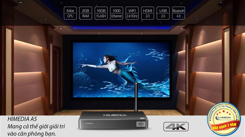 Combo đặc biệt Himedia A5 và Km800 Pro.