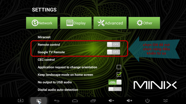 Hướng dẫn sử dụng điện thoại để điều khiển Android Box Thương Hiệu Minix