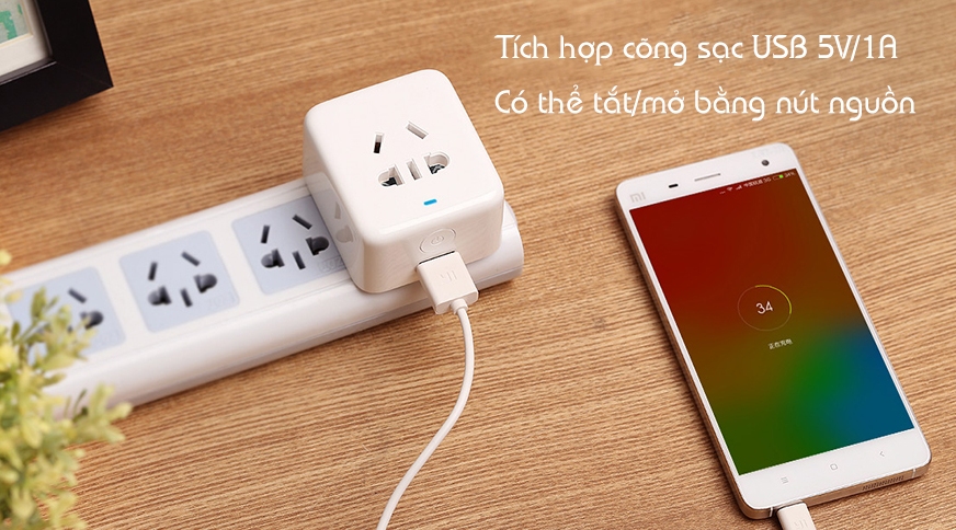 Ổ cắm kiêm dock sạc thông minh Xiaomi