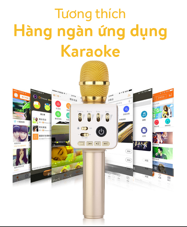 Micro Bluetooth hát Karaoke Tuxun ZP11