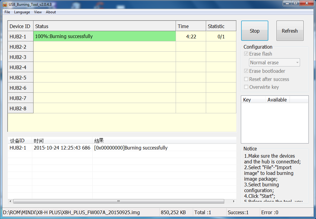 Hướng dẫn up rom, cập nhật firmware cho các dòng Android TV Box của Minix