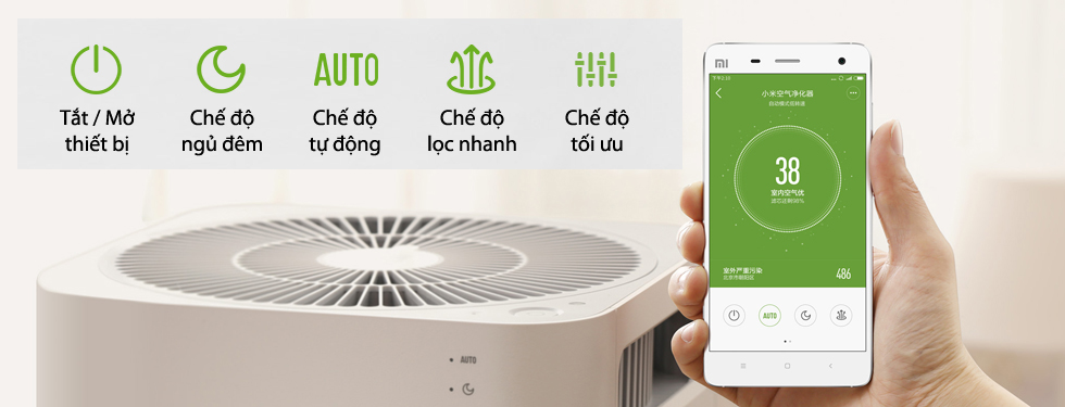 Máy lọc không khí Mi air xiaomi