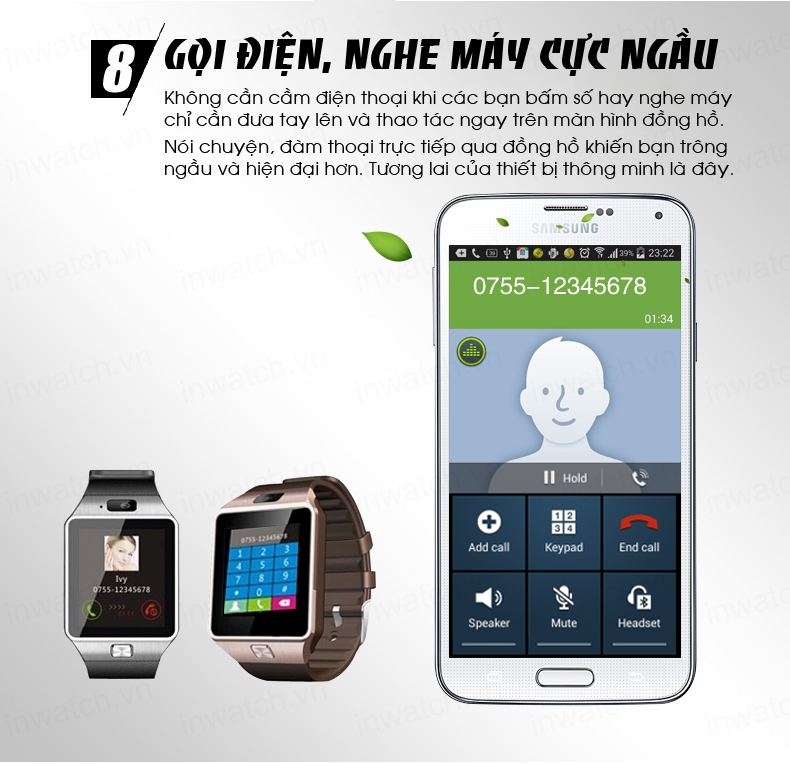 Đồng hồ thông minh inWatch C