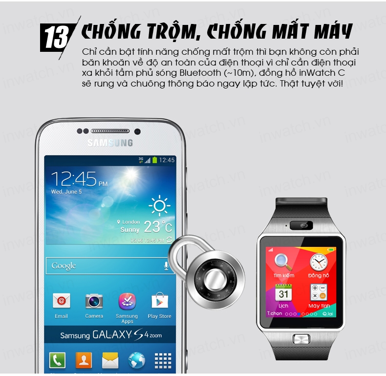 Đồng hồ thông minh inWatch C