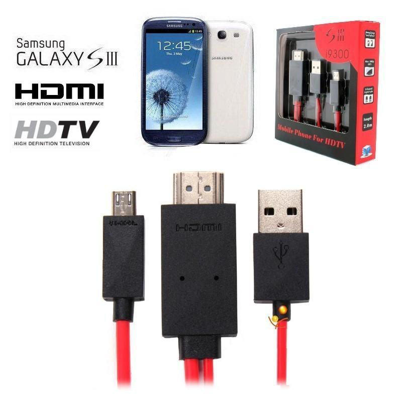 Cable MHL 2M- Kết nối Smartphone lên TV