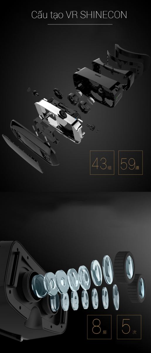 [Khuyến Mãi Khủng] Kính thực tế ảo VR Shinecon chính hãng