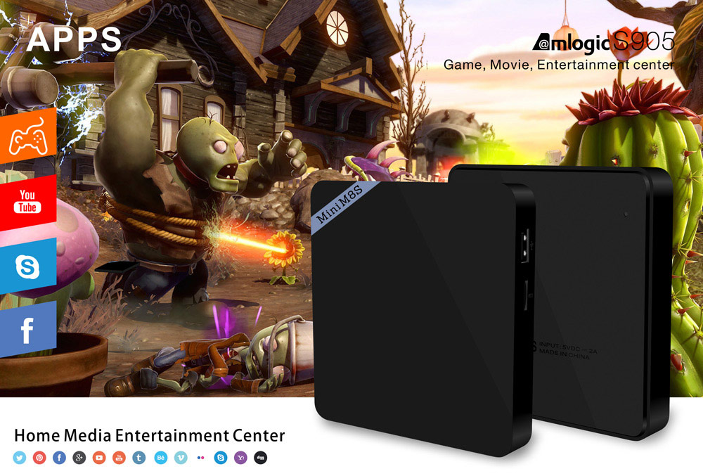 Android TV Box Mini M8S