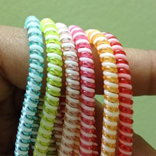 Dây quấn cáp điện thoại 2 màu