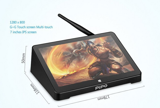 Pipo X8 - Set Top Box chạy hai OS Windows và Android