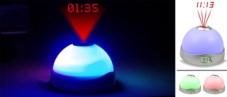 Mới lạ với đồng hồ báo thức chiếu sáng hình ngôi sao