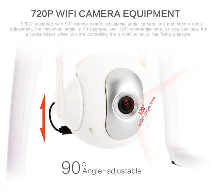 Camera của flycam S70W