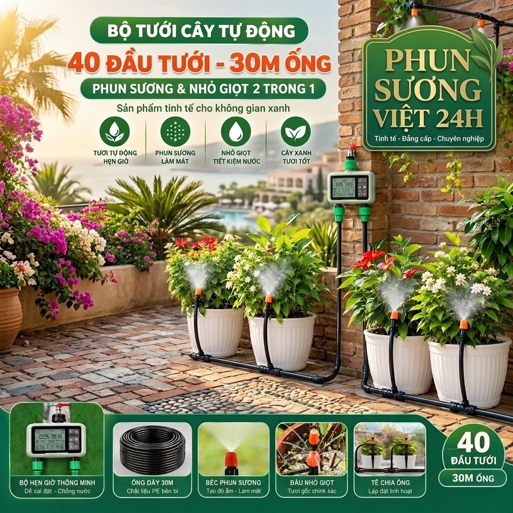Đánh Giá Bộ Phun Sương: Có Tốt Không? Có Nên Mua?