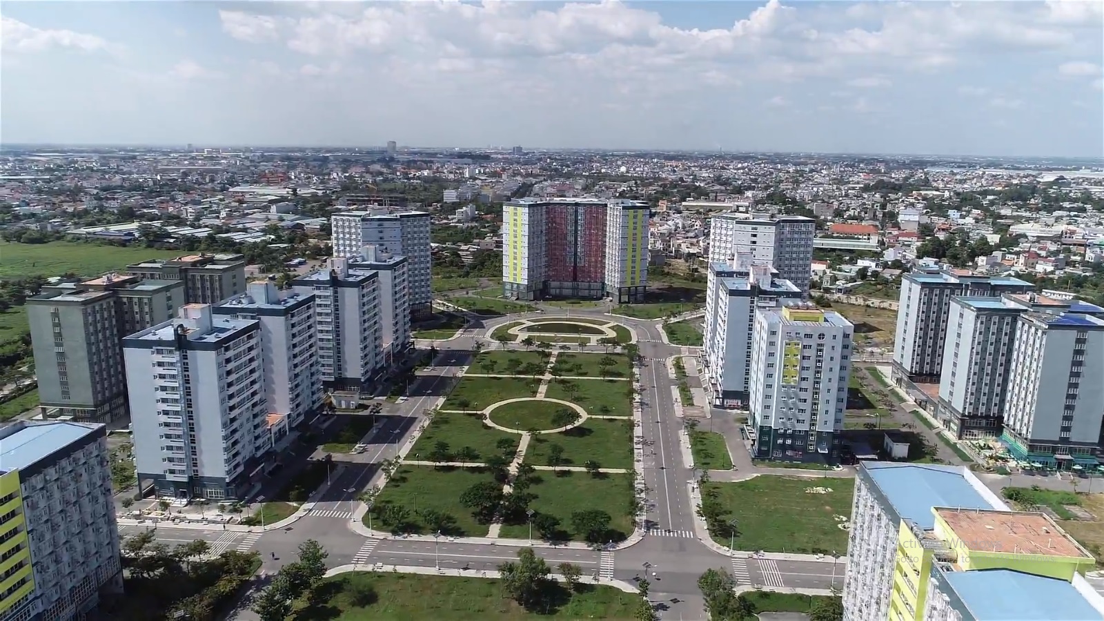 cảnh đẹp ktx đại học quốc gia góc nhìn flycam