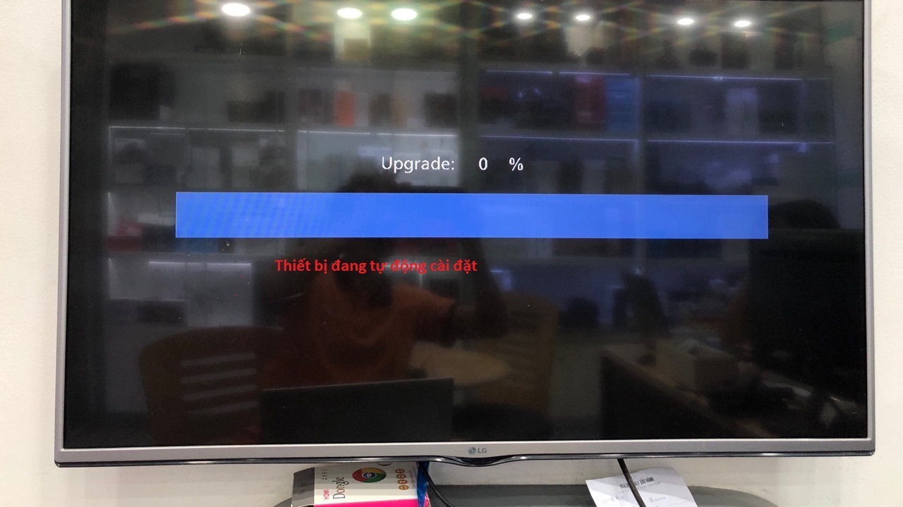 Tự đông cài update fimware mới cho HDMI không dây m2 plus