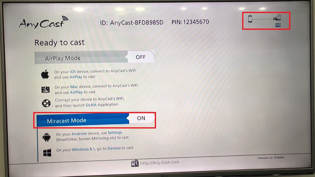 chuển chế độ android trên thiết bị m2 plus