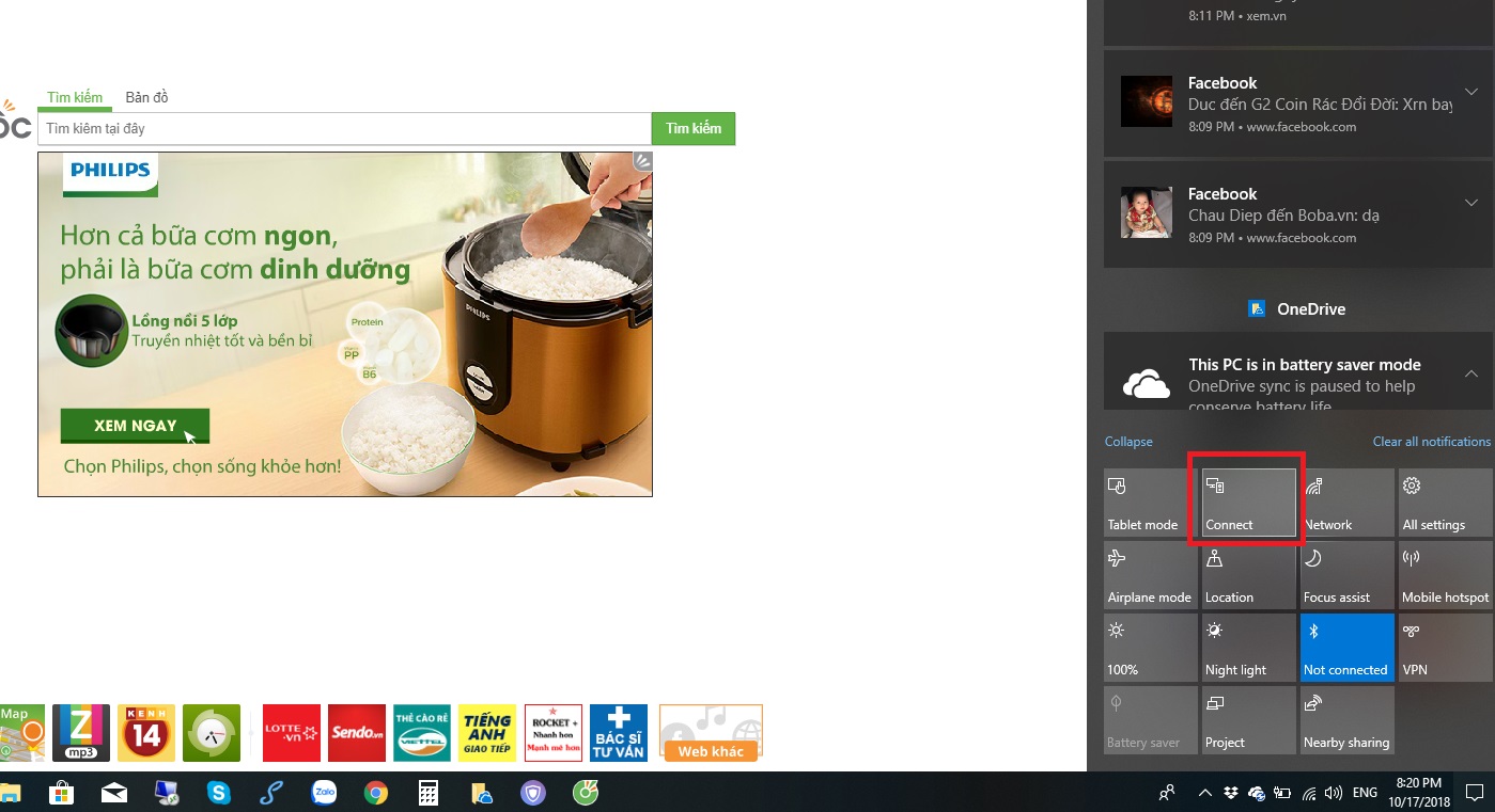 máy tính kết nối với m2plus