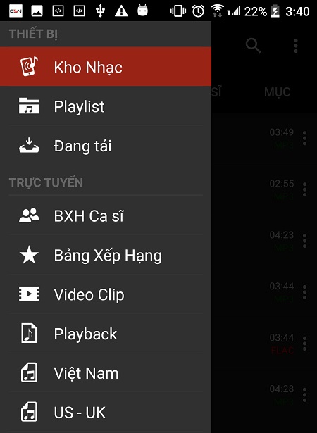 Tải nhạc Lossless miễn phí trên Android - Nghe nhạc chất lượng cao cực đã