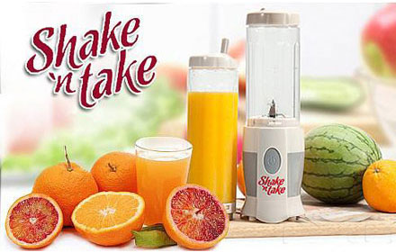Ly sinh tố thơm ngon với máy xay sinh tố shake n take