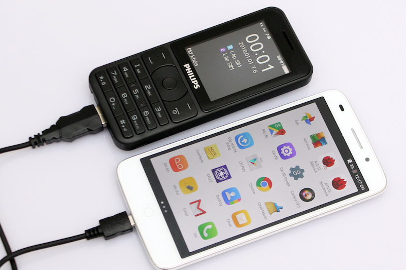 Cách dùng điện thoại sạc pin cho điện thoại