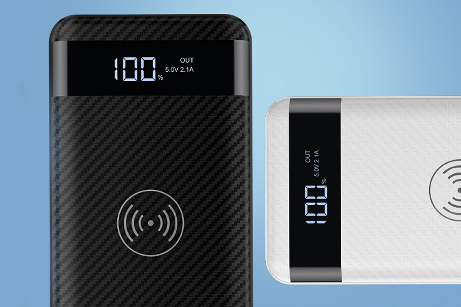 Pin dự phòng 10000 Mah hỗ trợ sạc không dây HOCO J11 chính hãng