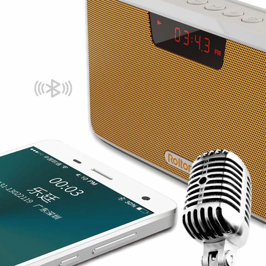 Loa Bluetooth đa năng 4 trong 1 ROLTON E300 chính hãng