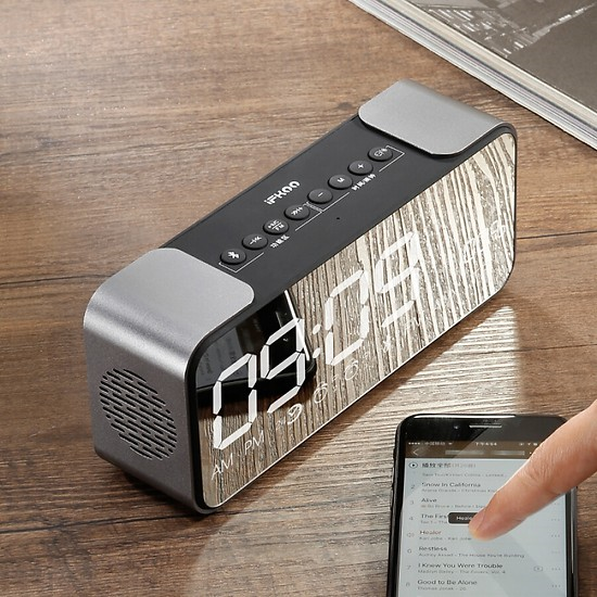 Loa bluetooth A65s chính hãng có đồng hồ báo thức