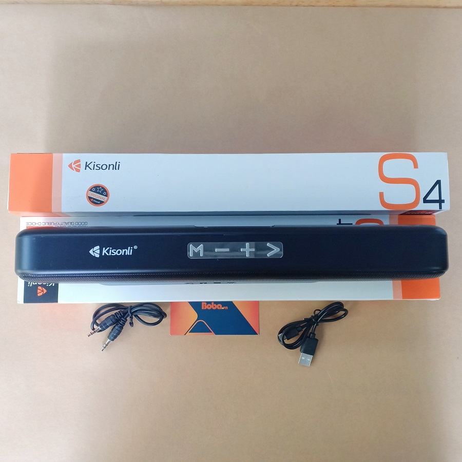 Loa bluetooth KISONLI S4 cao cấp - Tích hợp BluetoothFMUSBThẻ nhớ