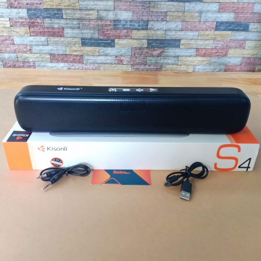 Loa bluetooth KISONLI S4 cao cấp - Tích hợp BluetoothFMUSBThẻ nhớ
