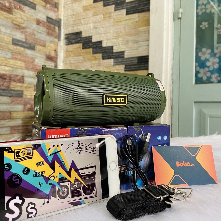 Loa Bluetooth Kimiso KMS 225- Thiết Kế Nhỏ Gọn Thời Trang