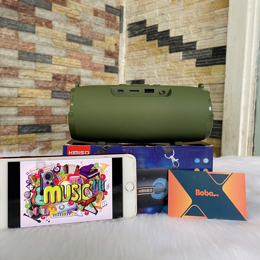 Loa Bluetooth Kimiso KMS 225- Thiết Kế Nhỏ Gọn Thời Trang