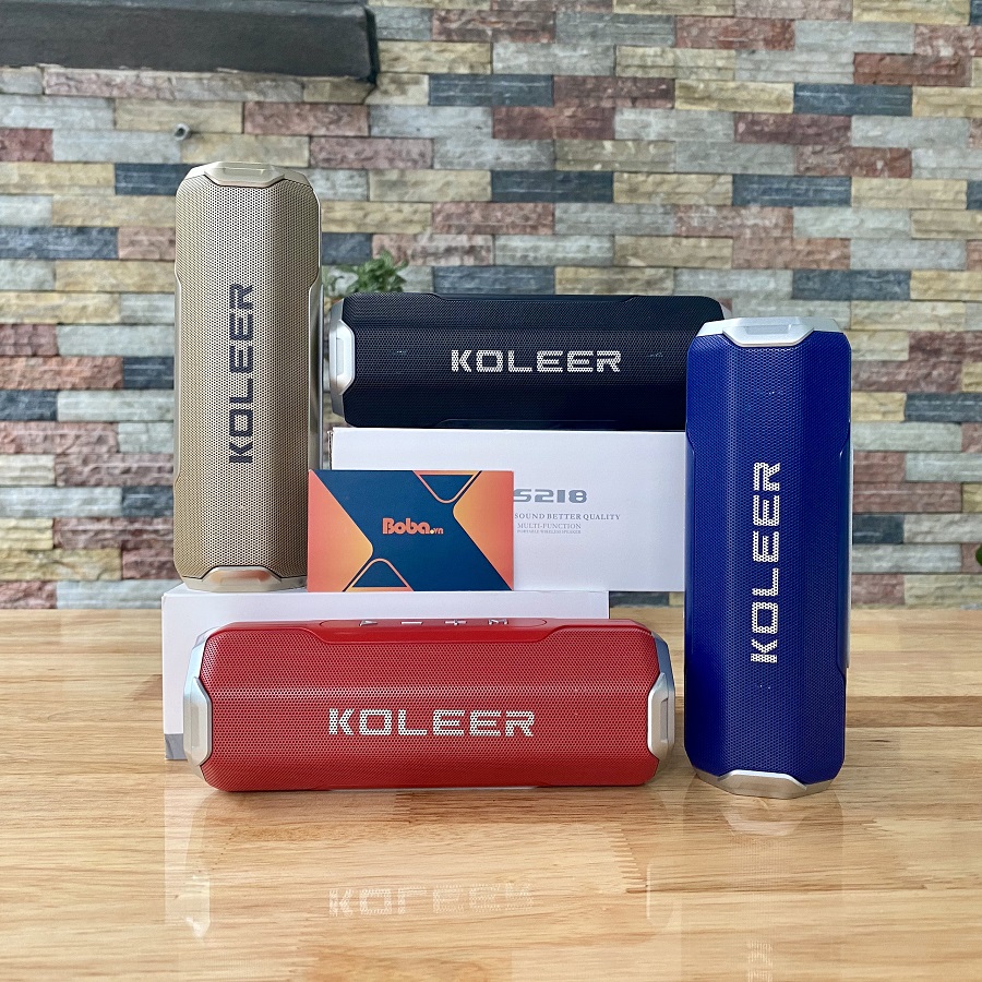 Loa Bluetooth KOLEER S218 công suất 10W - Âm hay BASS cực đã
