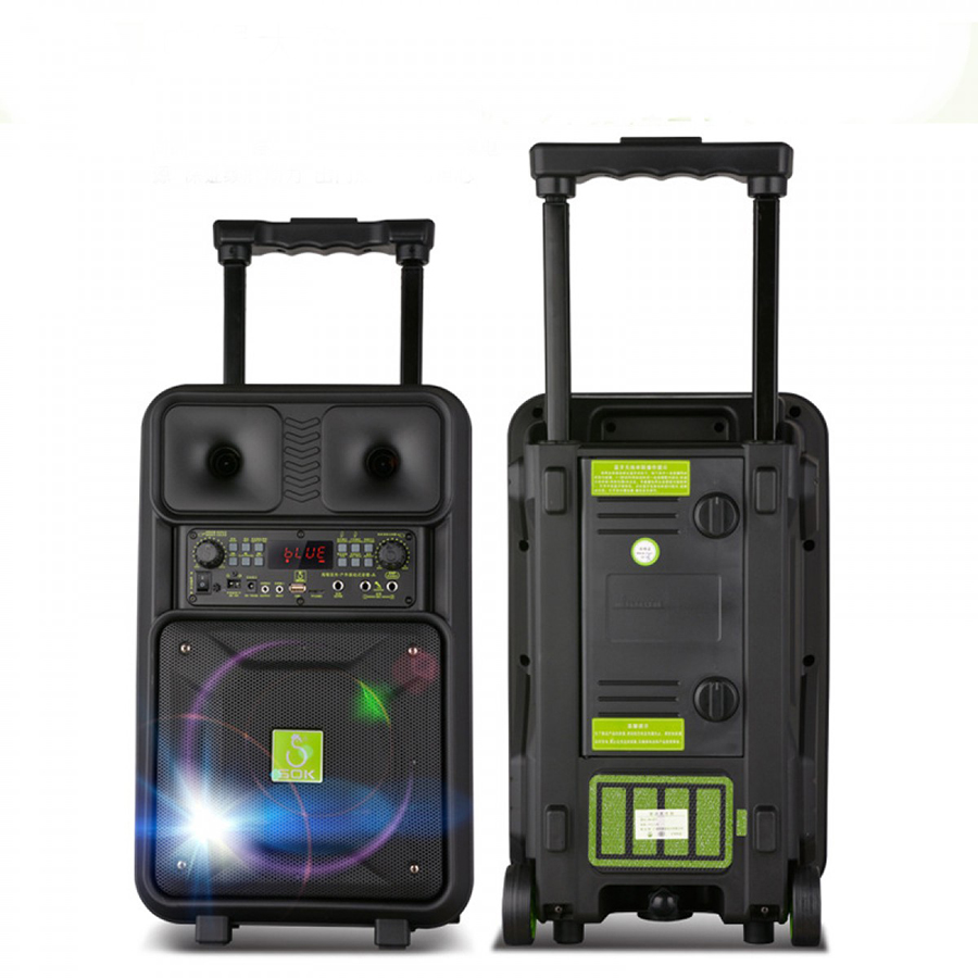 Loa kéo di động SOK NE 803 chính hãng - 2 micro không dây