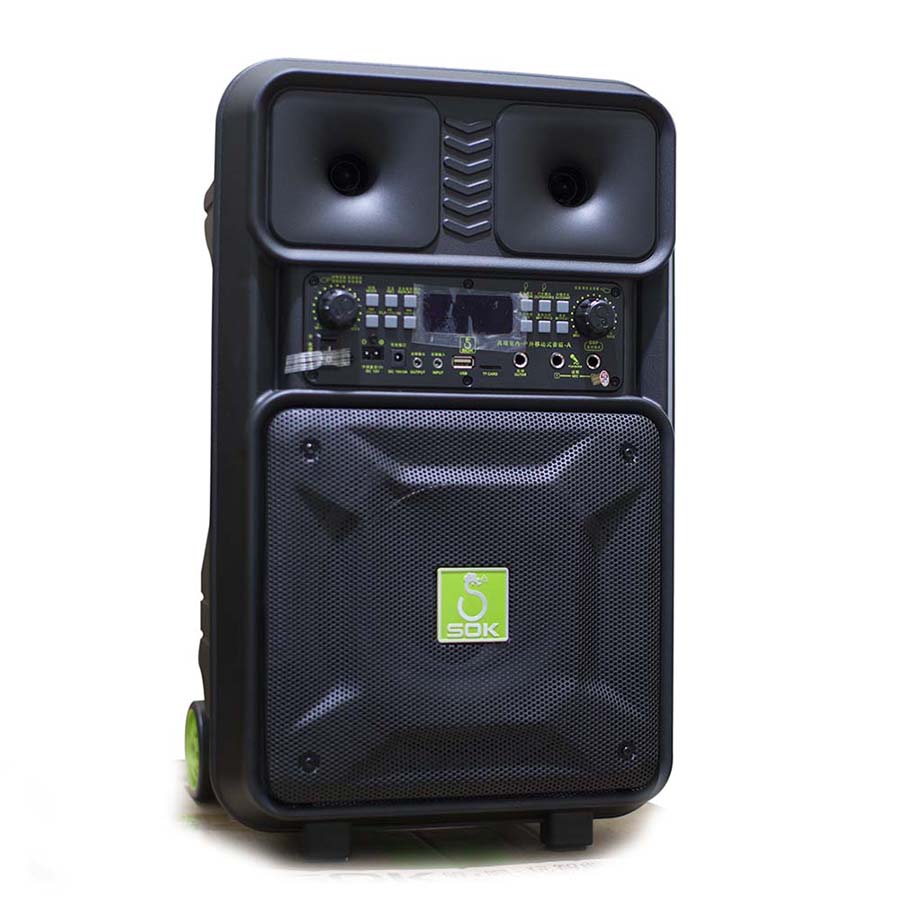 Loa kéo di động SOK NE 803 chính hãng - 2 micro không dây