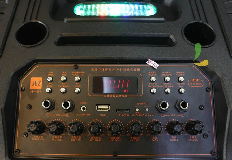 Loa kẹo kéo xách tay JBZ 1207 - 3 Tấc đôi - Loa hội trường đỉnh