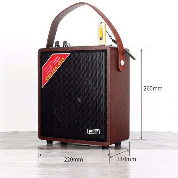 Loa bluetooth karaoke A061 - Tặng micro không dây