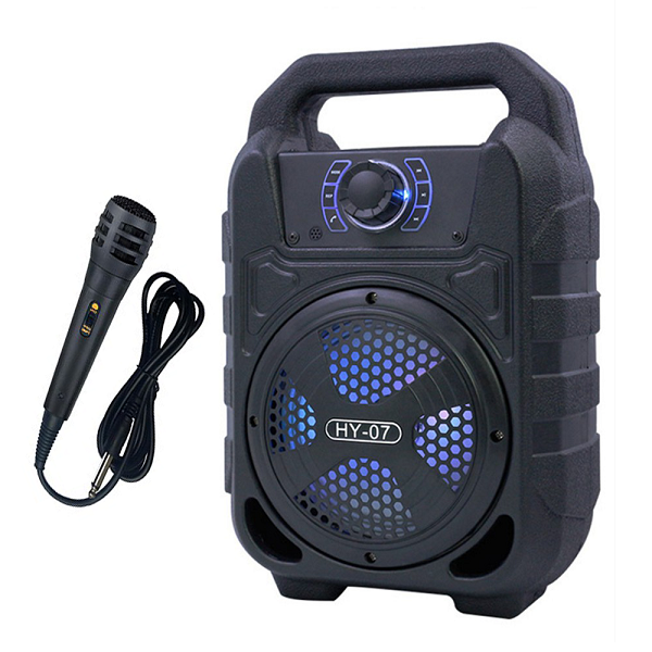 Loa karaoke xách tay di động bluetooth HY 07 - Tặng kèm Micro