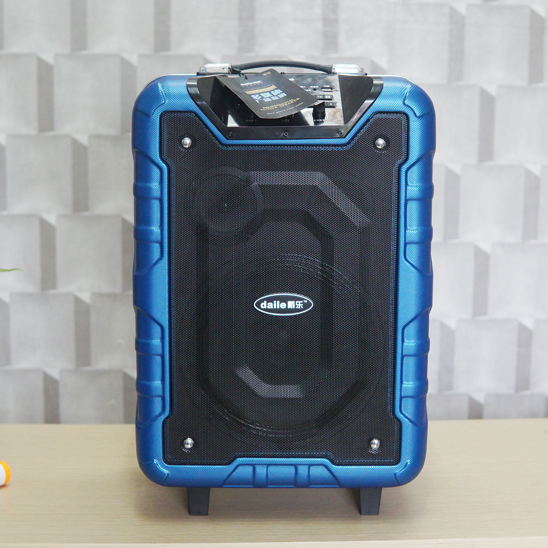 Loa xách tay karaoke di động Daile S12 công suất khủng 800W - Tặng micro không dây