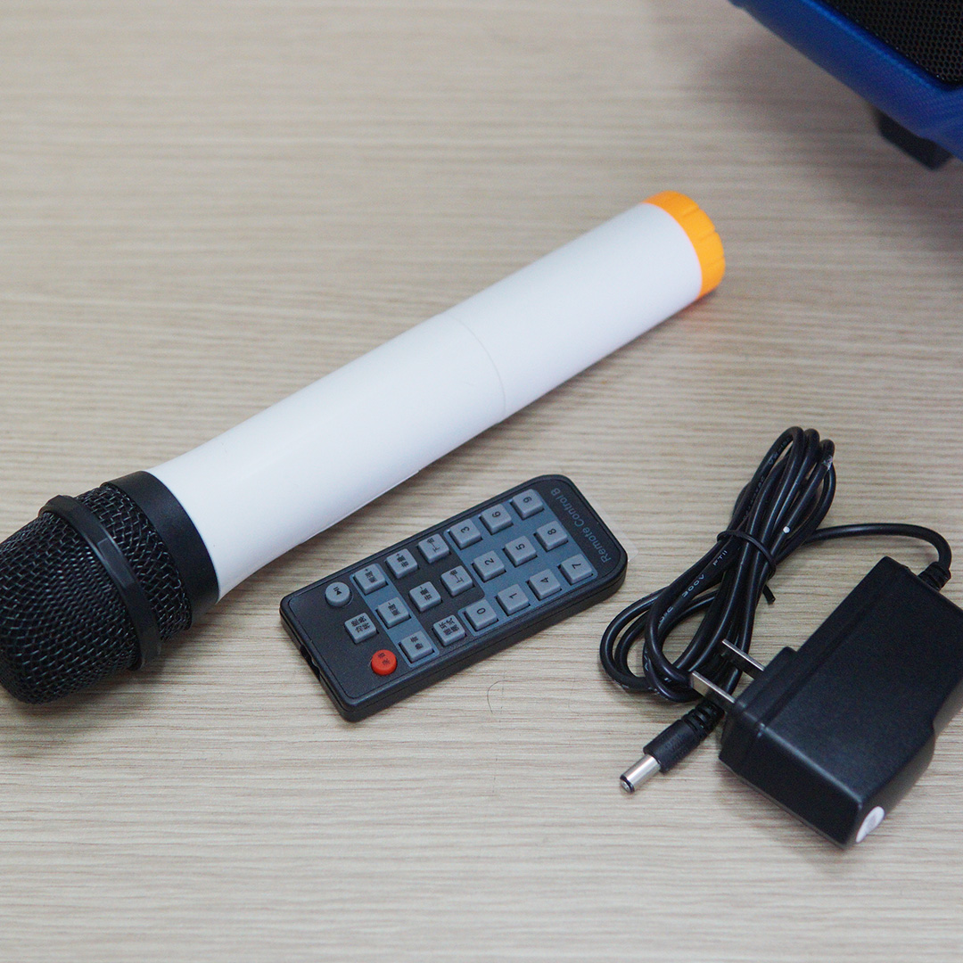 Loa xách tay karaoke di động Daile S12 công suất khủng 800W - Tặng micro không dây