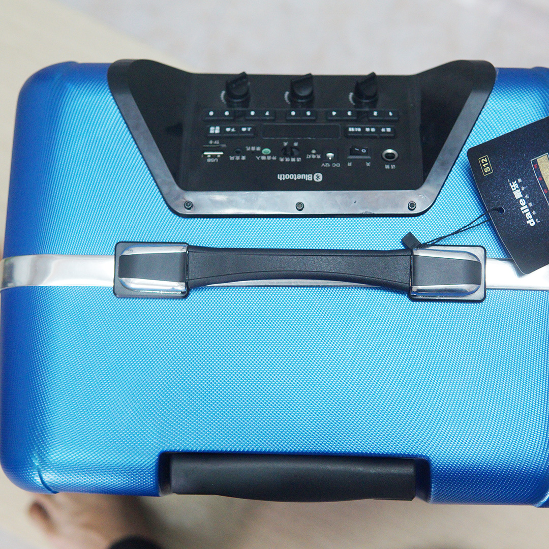 Loa xách tay karaoke di động Daile S12 công suất khủng 800W - Tặng micro không dây