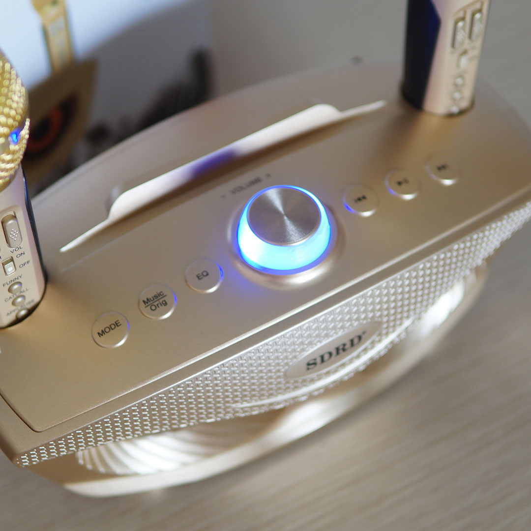 Bộ micro bluetooth kiêm loa rời SD306 (Cú vọ)- Âm thanh nổi Stereo 3D rất ấn tượng