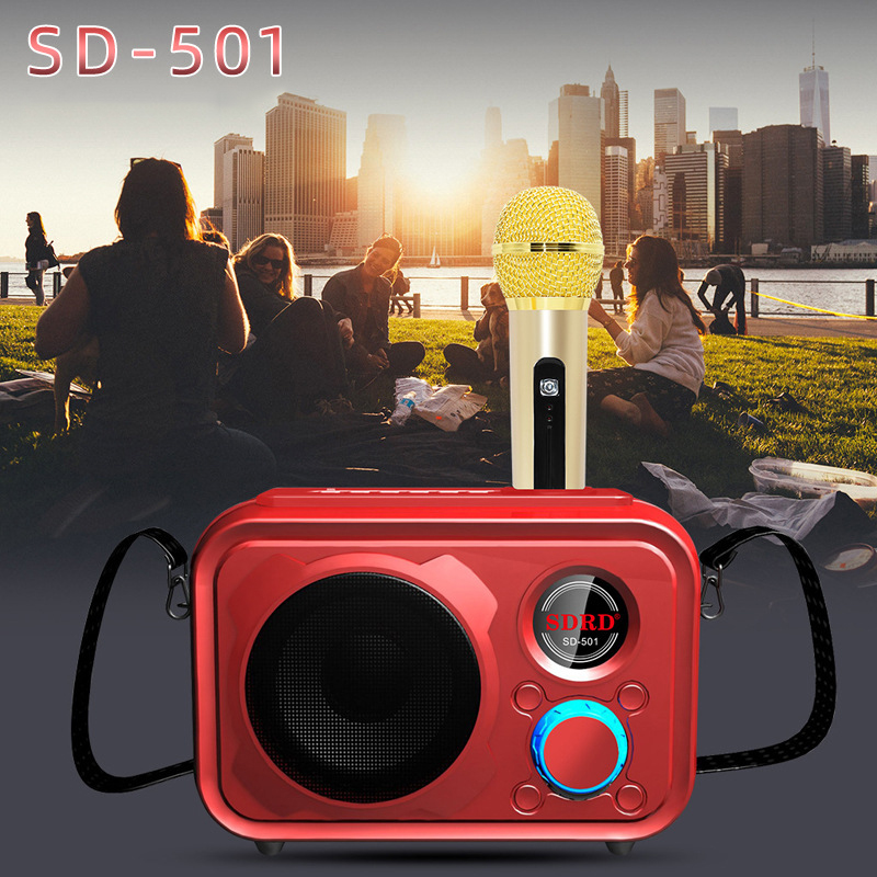 Loa kiêm micro bluetooth SD501 - Bộ 1 mic cực hay