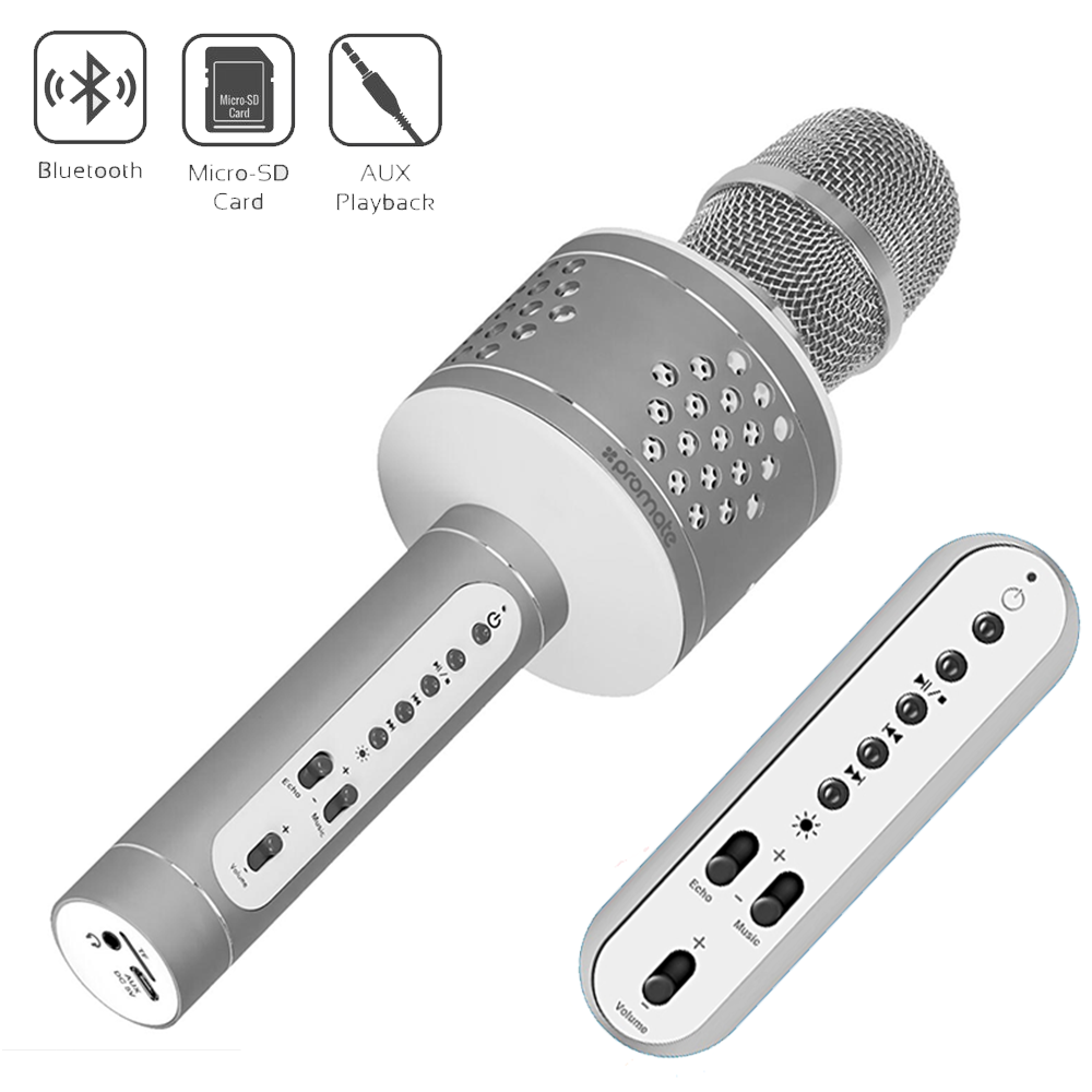 Micro bluetooth 3 IN 1 Promate VocalMic 3 Plus chính hãng - Bảo hành 18 tháng